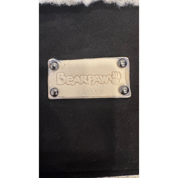 Bearpaw Sherpa Faux Shearling PVC Backpack Black Cream BWBBPW0001 NWT 9.5x11x3" - Picture 5 of 13